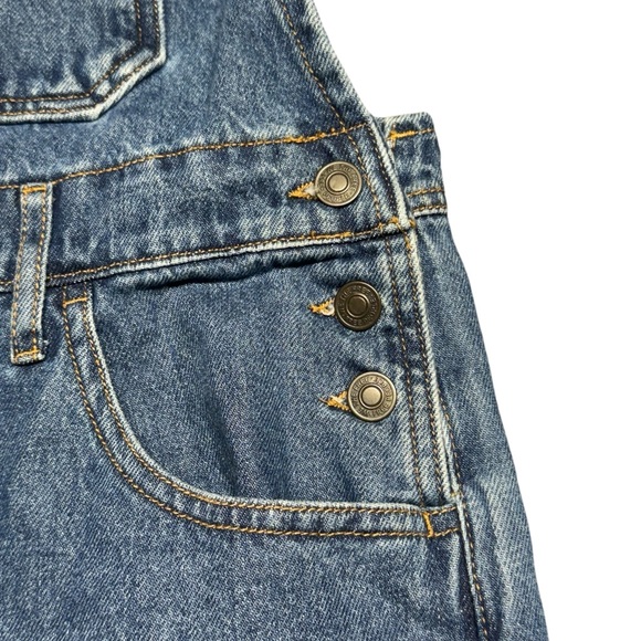 Free People We The Free Ziggy Denim Overall Womens: Sapphire Blue  NWOT - Picture 5 of 16